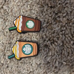 Starbucks Coffee Croc Charms (2 Pieces)
